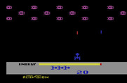 MegaMania for Atari 2600 - The game begins...