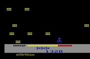 MegaMania for Atari 2600 - When opponents get too low on the screen you need to be extra careful...