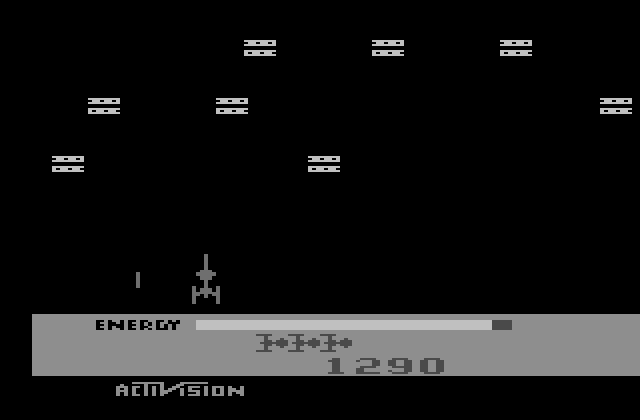MegaMania Atari 2600 Screenshot: The next wave begins...
