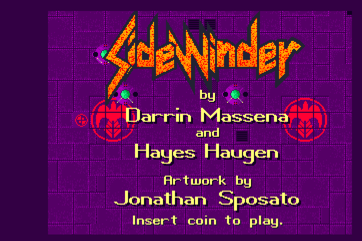 SideWinder Arcade Screenshot: Credits screen 1.