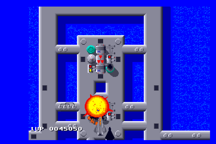 SideWinder Arcade Screenshot: One opponent down, more to go...