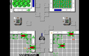 SideWinder for IBM PC/Compatibles - Flying down a narrow corridor.