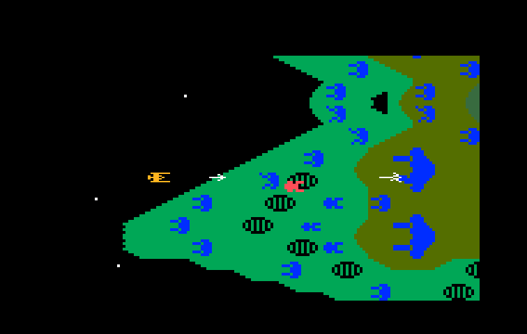 Dreadnaught Factor, The Intellivision Screenshot: Dreadnaughts come in several different shapes and sizes.