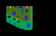 Dreadnaught Factor, The for Intellivision - Destroy the engines at the back of the dreadnaughts to slow them down.