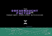 Dreadnaught Factor, The for Atari 8-bit - Title screen.
