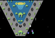 Dreadnaught Factor, The for Atari 8-bit - Attacking the first dreadnaught...