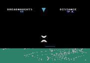 Dreadnaught Factor, The for Atari 8-bit - Game start; Here comes the first dreadnaught...