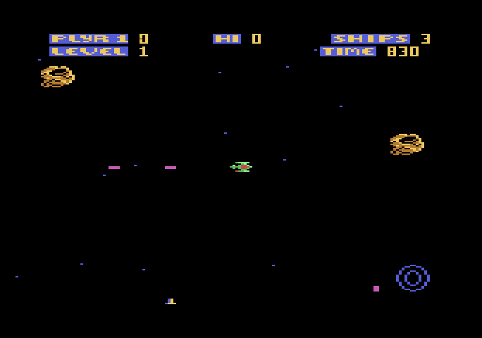 Zone Ranger Atari 5200 Screenshot: Game start.