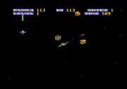 Zone Ranger for Atari 5200 - That maze like object brings you to a bonus screen.