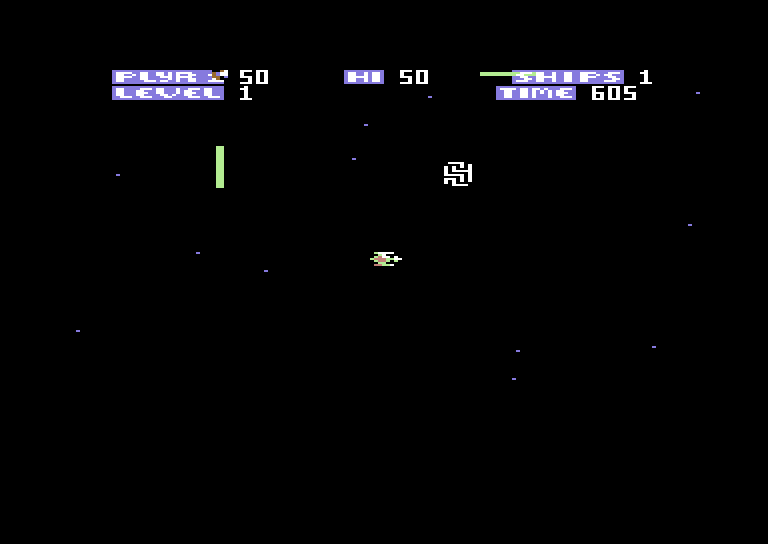Zone Ranger Commodore 64 Screenshot: That maze-like icon warps you to another zone.