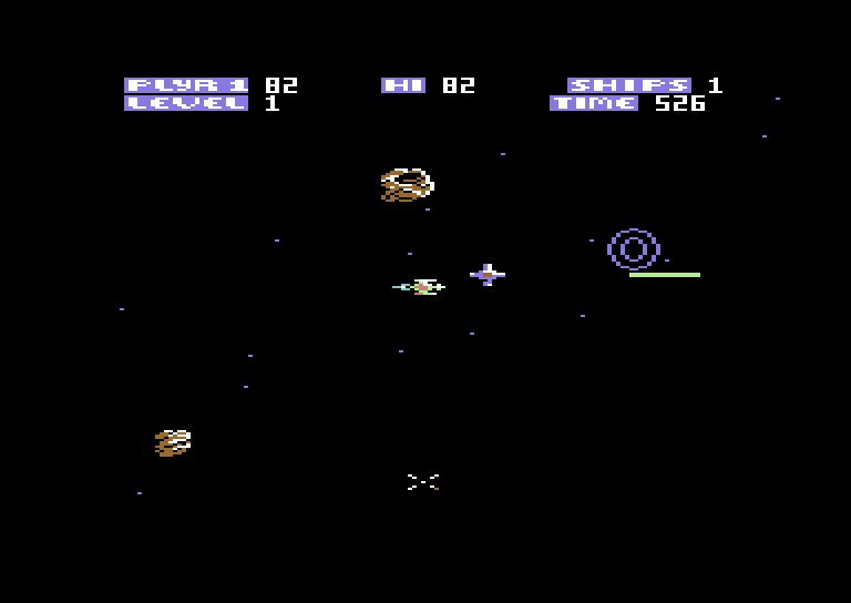 Zone Ranger Commodore 64 Screenshot: I'm under attack!