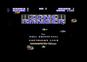 Zone Ranger for Commodore 64 - Title screen.