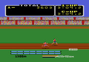 Activision Decathlon, The for Atari 5200 - Nearing the end of the 1500m race...
