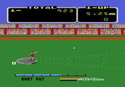 Activision Decathlon, The for Atari 5200 - Throwing the shot put...
