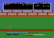 Activision Decathlon, The for Atari 5200 - Pole vault start.