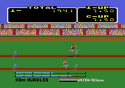 Activision Decathlon, The for Atari 5200 - Jumping over some hurdles...
