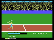 Activision Decathlon, The for ColecoVision - Ready for javelin?