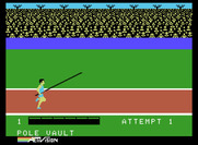 Activision Decathlon, The for ColecoVision - Pole vault begins...