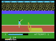 Activision Decathlon, The for ColecoVision - Beginning the high jump...