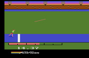 Activision Decathlon, The for Atari 2600 - Throwing the javelin...
