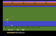 Activision Decathlon, The for Atari 2600 - Start of the pole vault.