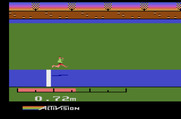 Activision Decathlon, The for Atari 2600 - Competing in the long jump.