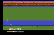 Activision Decathlon, The for Atari 2600 - Game start; first, the 100m dash.