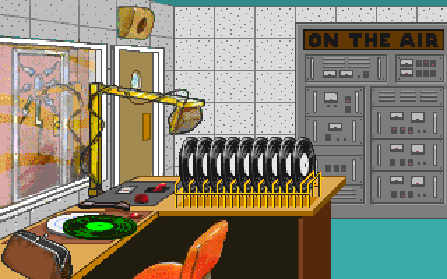 Leather Goddesses of Phobos! 2: Gas Pump Girls Meet the Pulsating Inconvenience from Planet X IBM PC/Compatibles Screenshot: Time to reveal the Leather Goddesses plot to the world!
