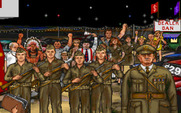Leather Goddesses of Phobos! 2: Gas Pump Girls Meet the Pulsating Inconvenience from Planet X for IBM PC/Compatibles - An angry mob wants the alien!