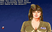 Leather Goddesses of Phobos! 2: Gas Pump Girls Meet the Pulsating Inconvenience from Planet X for IBM PC/Compatibles - Did a spaceship really land nearby?