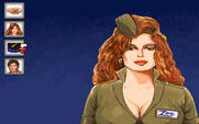Leather Goddesses of Phobos! 2: Gas Pump Girls Meet the Pulsating Inconvenience from Planet X for IBM PC/Compatibles - Use the icons to select different conversation topics.