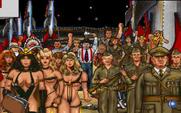 Leather Goddesses of Phobos! 2: Gas Pump Girls Meet the Pulsating Inconvenience from Planet X for IBM PC/Compatibles - Yet another angry mob!