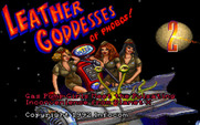 Leather Goddesses of Phobos! 2: Gas Pump Girls Meet the Pulsating Inconvenience from Planet X for IBM PC/Compatibles - Title screen.