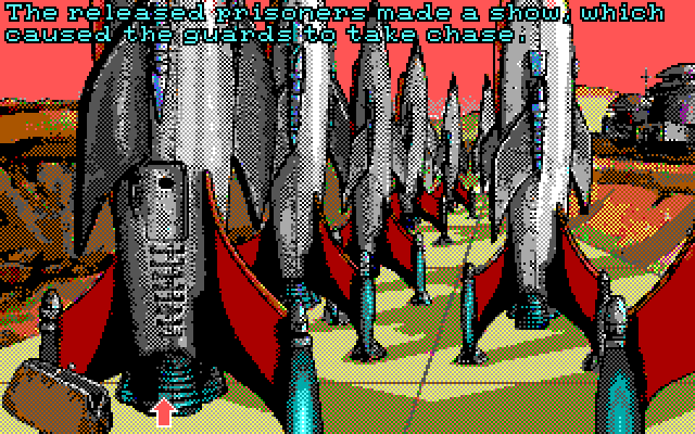 Leather Goddesses of Phobos! 2: Gas Pump Girls Meet the Pulsating Inconvenience from Planet X IBM PC/Compatibles Screenshot: It's an invasion!