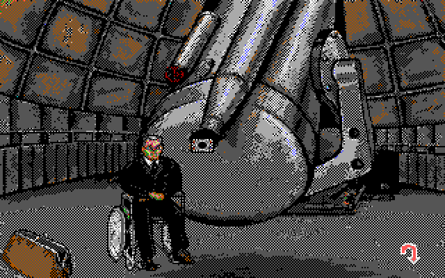 Leather Goddesses of Phobos! 2: Gas Pump Girls Meet the Pulsating Inconvenience from Planet X IBM PC/Compatibles Screenshot: That's a fairly large telescope!
