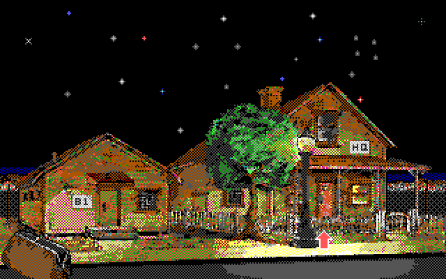 Leather Goddesses of Phobos! 2: Gas Pump Girls Meet the Pulsating Inconvenience from Planet X IBM PC/Compatibles Screenshot: Army H.Q.