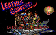 Leather Goddesses of Phobos! 2: Gas Pump Girls Meet the Pulsating Inconvenience from Planet X for IBM PC/Compatibles - Title screen.