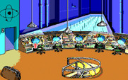 Leather Goddesses of Phobos! 2: Gas Pump Girls Meet the Pulsating Inconvenience from Planet X for IBM PC/Compatibles - The nuclear reactor control room.