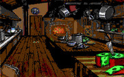 Leather Goddesses of Phobos! 2: Gas Pump Girls Meet the Pulsating Inconvenience from Planet X for IBM PC/Compatibles - I found the kitchen...