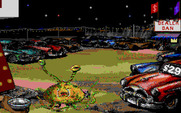 Leather Goddesses of Phobos! 2: Gas Pump Girls Meet the Pulsating Inconvenience from Planet X for IBM PC/Compatibles - At the junk yard...
