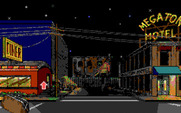 Leather Goddesses of Phobos! 2: Gas Pump Girls Meet the Pulsating Inconvenience from Planet X for IBM PC/Compatibles - Exploring the town.