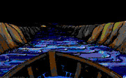 Leather Goddesses of Phobos! 2: Gas Pump Girls Meet the Pulsating Inconvenience from Planet X for IBM PC/Compatibles - Taking a rickety old boat down the river...