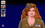 Leather Goddesses of Phobos! 2: Gas Pump Girls Meet the Pulsating Inconvenience from Planet X for IBM PC/Compatibles - Choose an icon to guide the conversation.