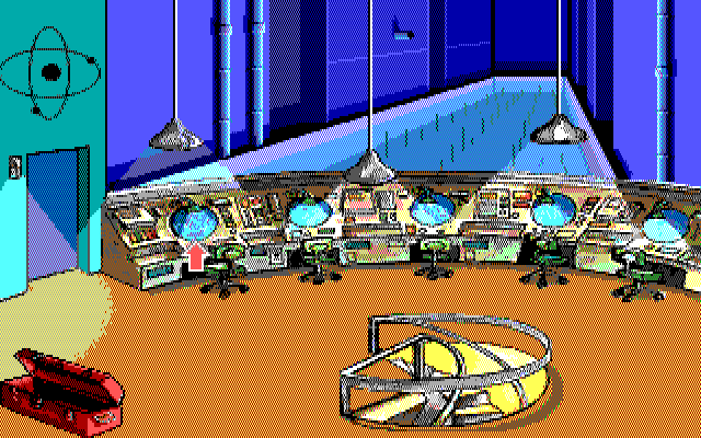 Leather Goddesses of Phobos! 2: Gas Pump Girls Meet the Pulsating Inconvenience from Planet X IBM PC/Compatibles Screenshot: Can I find any clues here?