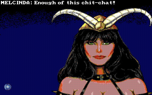 Leather Goddesses of Phobos! 2: Gas Pump Girls Meet the Pulsating Inconvenience from Planet X IBM PC/Compatibles Screenshot: Enough! I'm in trouble now...