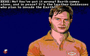 Leather Goddesses of Phobos! 2: Gas Pump Girls Meet the Pulsating Inconvenience from Planet X for IBM PC/Compatibles - Talking with Zeke.