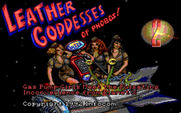 Leather Goddesses of Phobos! 2: Gas Pump Girls Meet the Pulsating Inconvenience from Planet X for IBM PC/Compatibles - Title screen.