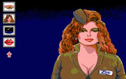 Leather Goddesses of Phobos! 2: Gas Pump Girls Meet the Pulsating Inconvenience from Planet X for IBM PC/Compatibles - Select an icon to talk.