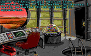 Leather Goddesses of Phobos! 2: Gas Pump Girls Meet the Pulsating Inconvenience from Planet X for IBM PC/Compatibles - Inside one of the ships.