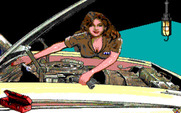 Leather Goddesses of Phobos! 2: Gas Pump Girls Meet the Pulsating Inconvenience from Planet X for IBM PC/Compatibles - Another one of the gas pump girls!